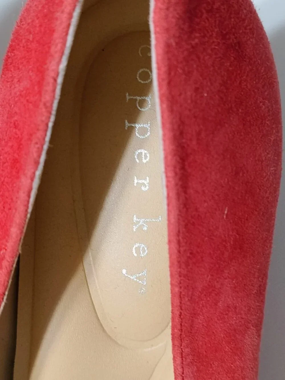 Copper Key Red Flirty Suede Platform Pums size 8 and 9 New